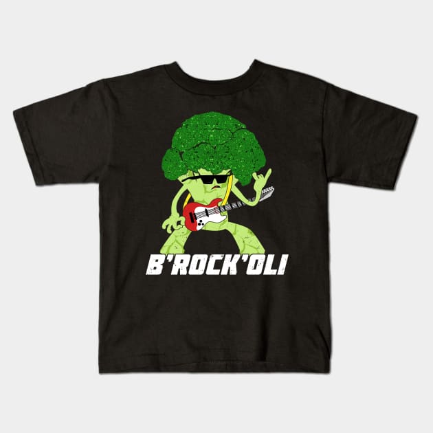 Funny Electric Guitar Rock Music Guitarist Gift Kids T-Shirt by Dolde08